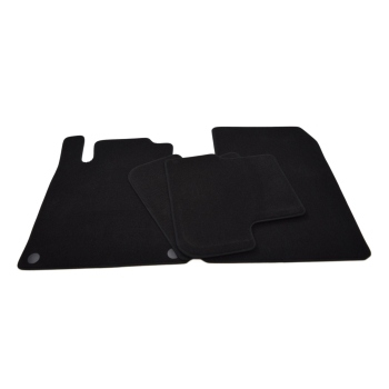 Mercedes-Benz GLA (X156) (od 2014) – Czarne dywaniki samochodowe welurowe Gold PLUS – Standard